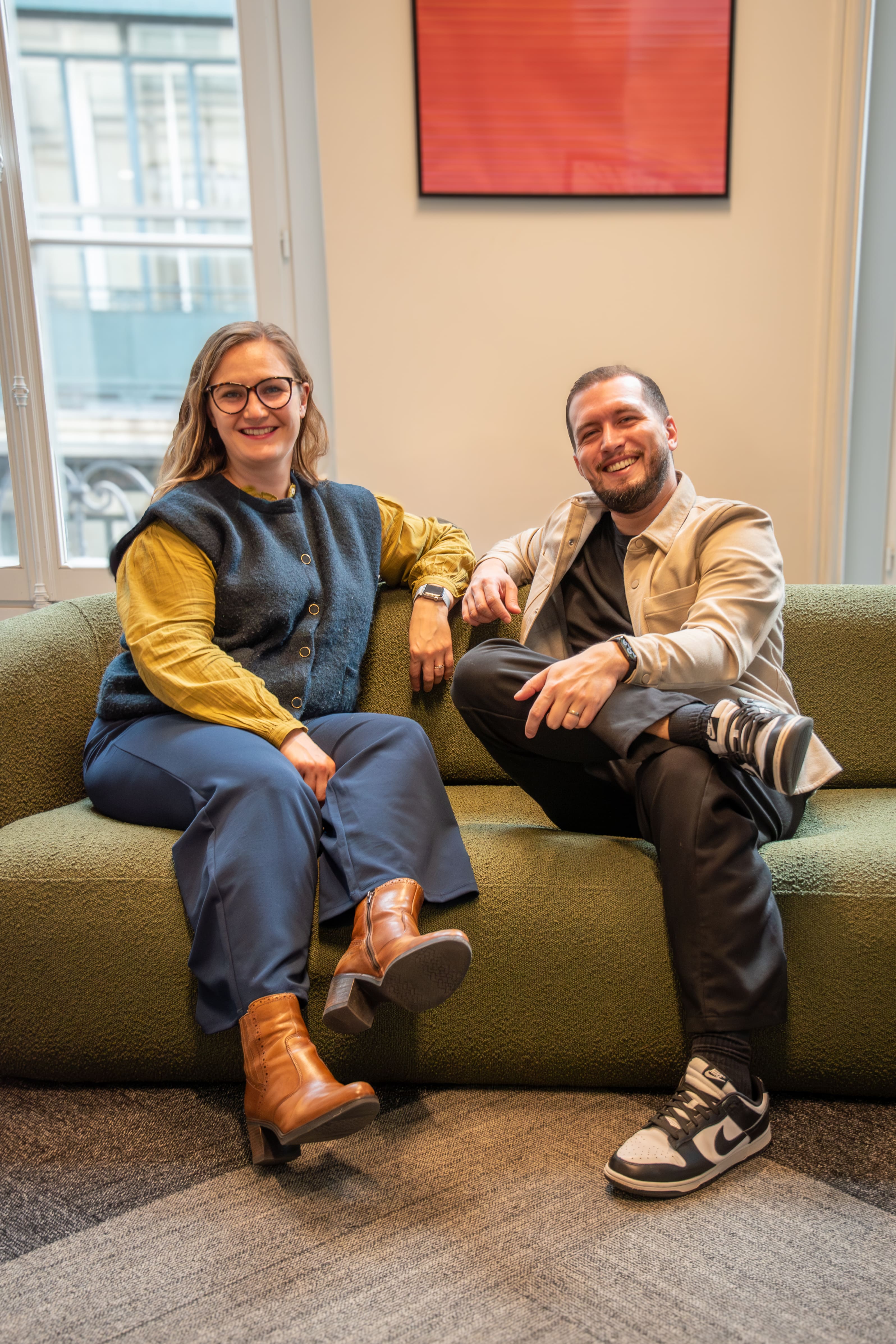 Illustration de l'équipe Nuagique lors d'un évènement